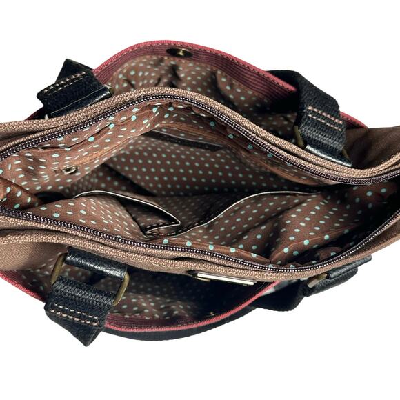 Chala | Women | Cardinal Canvas Work Tote Shoulder Bag | One Size - Picture 8 of 12